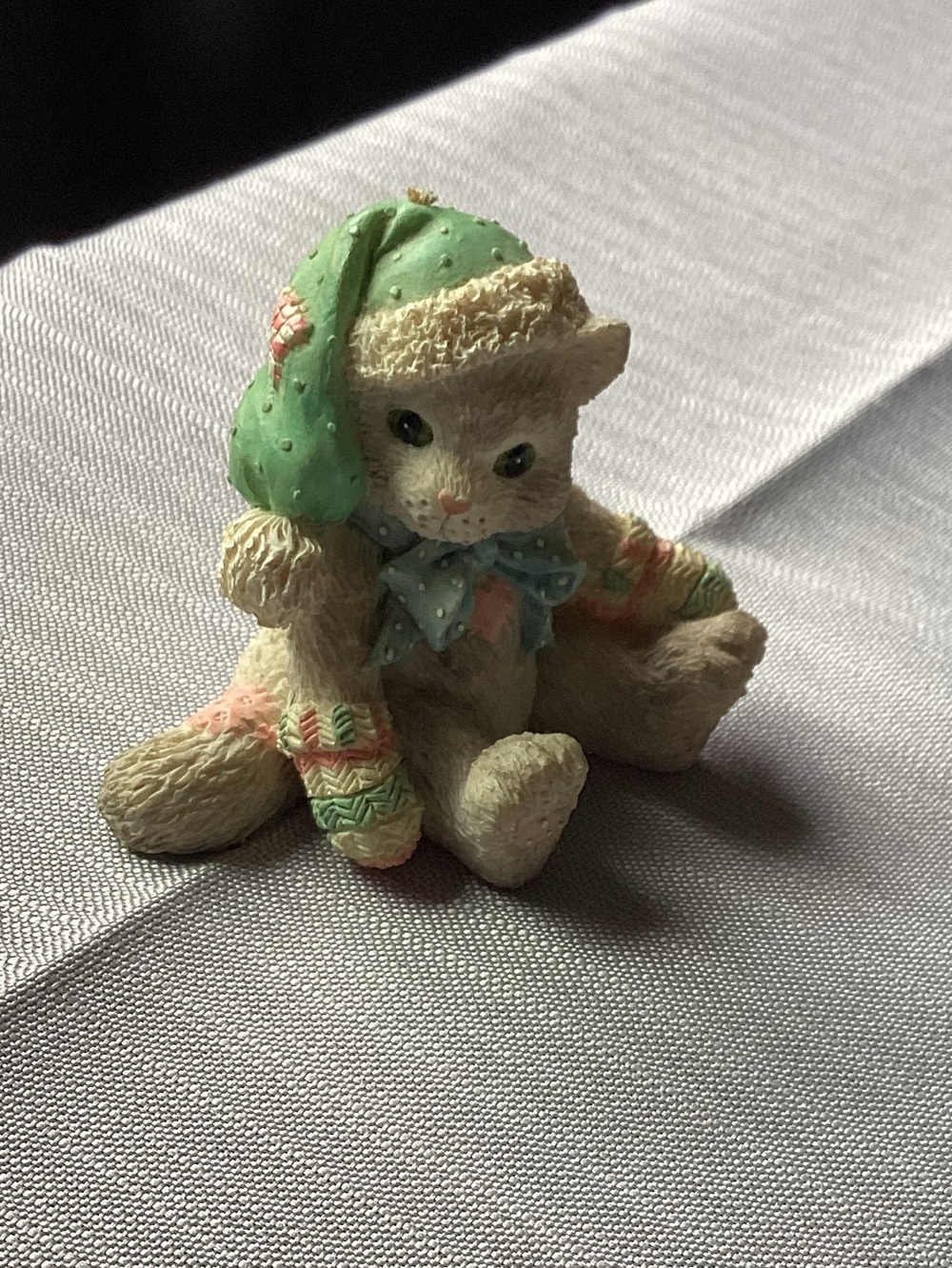 Vintage 1993 Enesco Calico Kittens "Cuddle Up" Figurine #623814